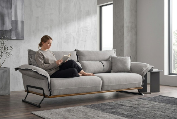 Canapé 3 places Design moderne Canapé Rembourrage 1 place Détente 3 places Nouveau