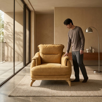 Fauteuil 1 place Salon Détente Design Mobilier Italien Ameublement Italie