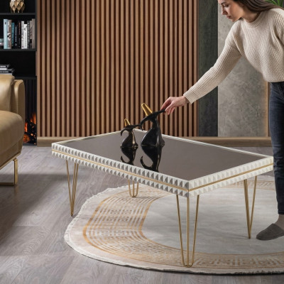 Table basse Tables basses Salon Solide Côté de luxe Table basse