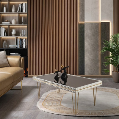 Table basse Tables basses Salon Solide Côté de luxe Table basse