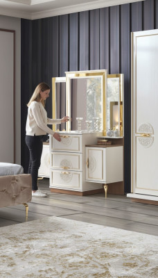 Coiffeuse Mobilier Bois Console Italienne Buffet Consoles