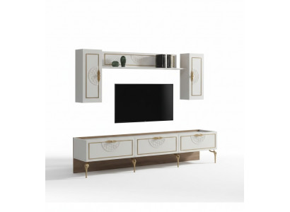 Armoire TV Mobilier italien Salon Commode de luxe Bahut
