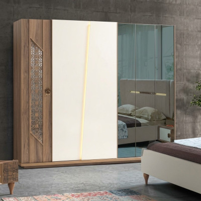 Armoire Marron Mobilier de Luxe Italien Mobilier Chambre