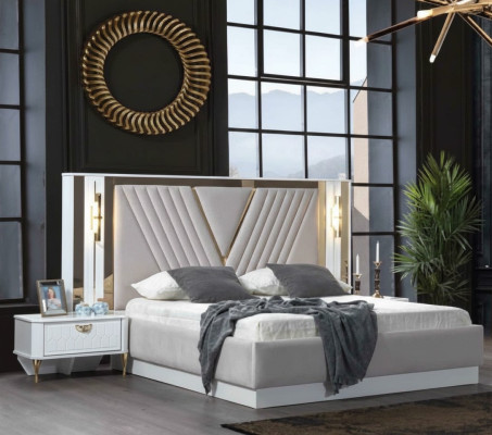 Lit Lit double Lits Mobilier Ameublement Mobilier de chambre Design