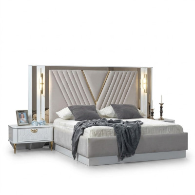 Lit Lit double Lits Mobilier Ameublement Mobilier de chambre Design