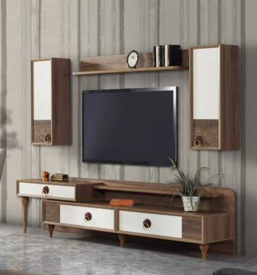 Meuble téléviseur bas de séjour Meuble Buffet Étagère murale Étagère téléviseur Armoire