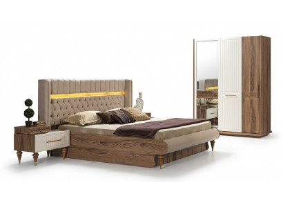 Tables de chevet Table de chevet Chambre en bois Massif Italien