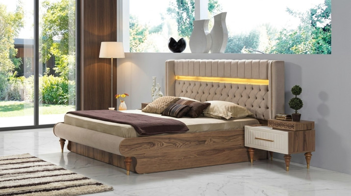 Lit Lit double Lits Mobilier Ameublement neuf Mobilier de chambre Design