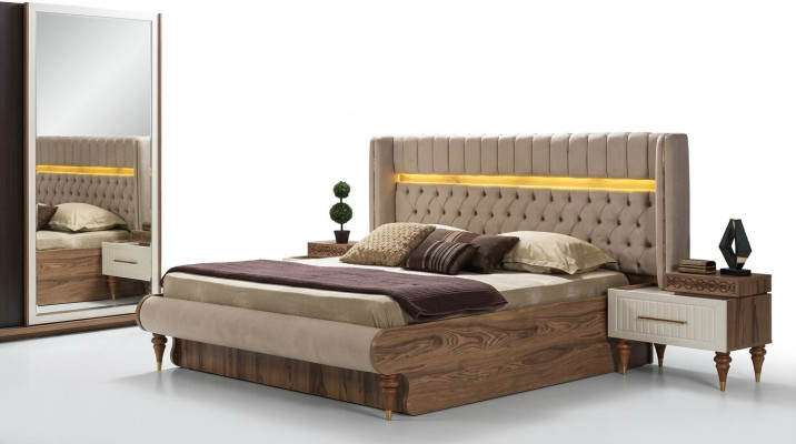 Lit Lit double Lits Mobilier Ameublement neuf Mobilier de chambre Design