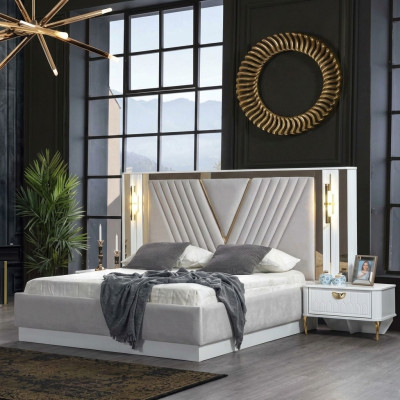 Table de chevet Design Console Côté Chambre Bois Consoles de Luxe