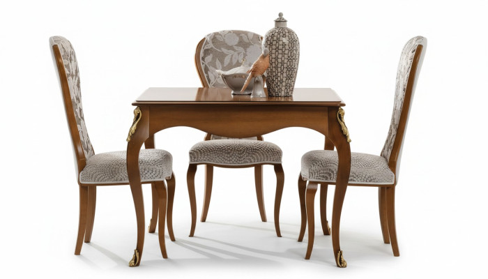 Tables à manger italiennes Table en bois Tables Meuble Table à manger Style antique Bois massif