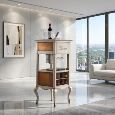 Bar à domicile armoire de bar table de bar étagère range-bouteilles armoire à vin armoire de luxe vitrine