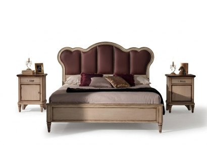 Lit double Chambre Hôtel Mariage Luxe Lit 2x Table de chevet 3pcs. Ensemble de lits neuf