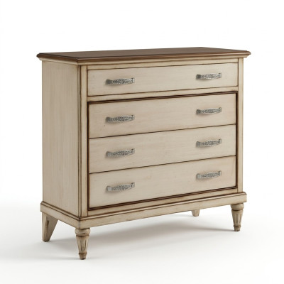 commode Tiroirs Bois Bahut Armoires Vestiaires Commodes massives Salon