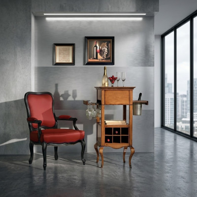 Bar Armoire Armoire à vin Commodes Bois Vitrine Maison Bar Qualité Hôtel Salle de bar