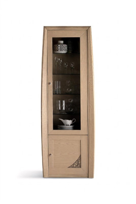 Vitrine Armoire en verre Vitrines Armoires de salon Meubles italiens Vitrine en verre