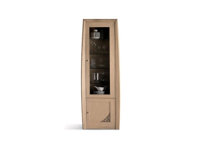 Vitrine Armoire en verre Vitrines Armoires de salon Meubles italiens Vitrine en verre