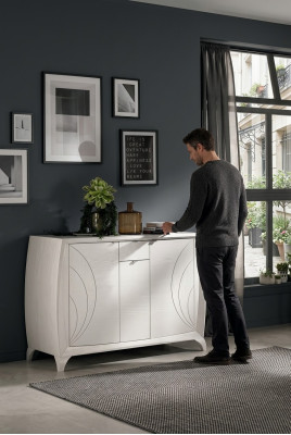 Commode Tiroirs Bois Buffet Armoire Armoires Commodes en bois Salon