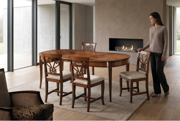 Chaises de salle à manger en bois fauteuil de luxe marron fauteuil de salon mobilier de salon nouveau