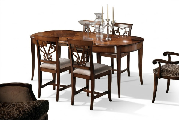 Meubles Groupe de mobilier Table + ensemble de 4 chaises 5 pièces. Suite de table à manger salle à manger