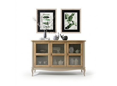 Commode Buffet Étagère Armoire Étagères Meubles en bois massif d'Italie Armoires