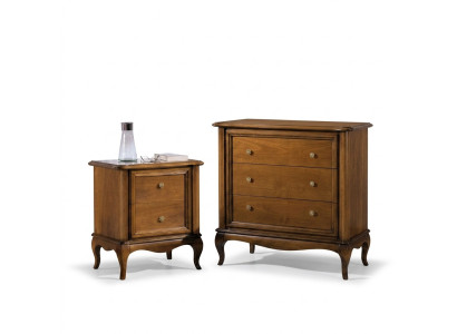 Table de chevet Consoles Chambre Table d'appoint Design moderne Mobilier Bois brun