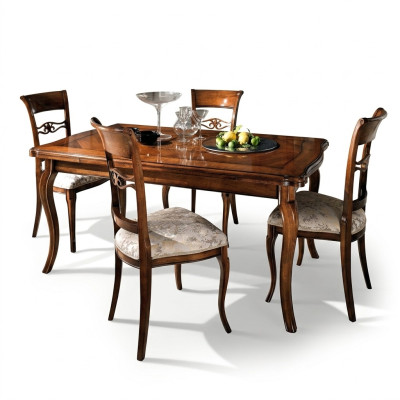 Chaises de salle à manger de luxe 4x Chaise Fauteuil Bois Marron Chaises Salle à manger Mobilier Groupe