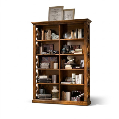 Bibliothèque Armoire Étagère Bois massif Meubles Vitrine Mobilier de bureau Armoires neufs