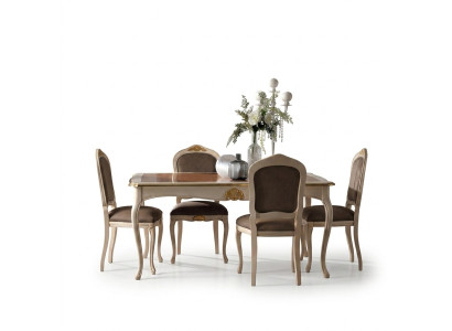 Mobilier de salon nouveau Chaises de salle à manger en bois Chaise de luxe Fauteuil brun Fauteuil
