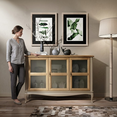Commode Salon Commodes Tiroirs Bois Buffet Armoire Armoires Massif