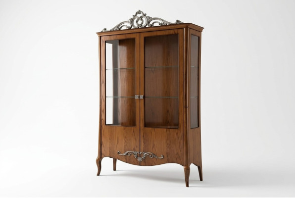 Salon Buffet Armoire en verre Vitrine Buffet de salle à manger Armoires en bois Mobilier
