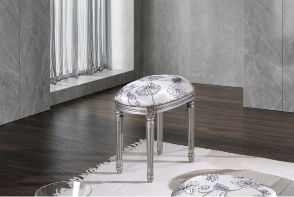 Tabouret rembourré Repose-pieds Ottoman Tabouret Pouf Tabouret de designer pour salon
