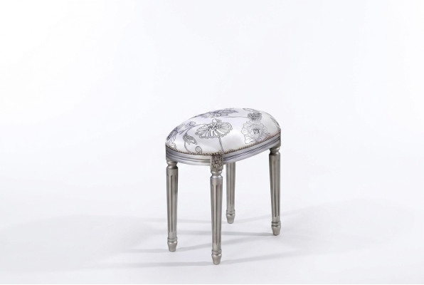 Tabouret rembourré Repose-pieds Ottoman Tabouret Pouf Tabouret de designer pour salon