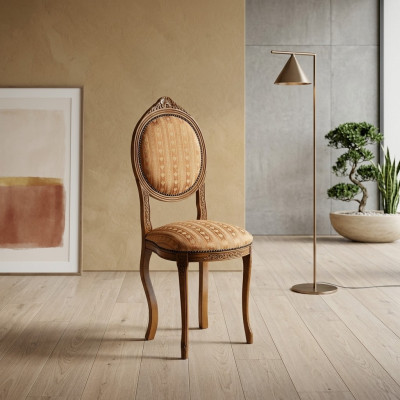 Salle à manger Meubles en bois Chaises Design de luxe Chaise rembourrée Siège de Lehn Mobilier de bureau neuf