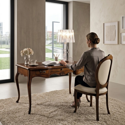 Table console Consoles Tables Mobilier Console en bois Téléphone Side italien
