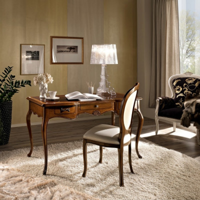 Table console Consoles Tables Mobilier Console en bois Téléphone Side italien