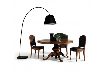Salle à manger Tables Rond Meubles Table à manger de luxe Table ronde Bois massif Italie neuf