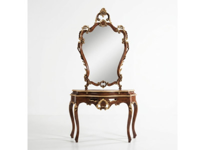 Console Table Mirror Sideboard Set neues Holz im italienischen Möbelstil Stile Elisa