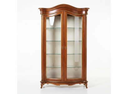 Vitrine en bois massif Armoire en verre Vitrine en bois véritable Meuble de salon Buffet nouveau
