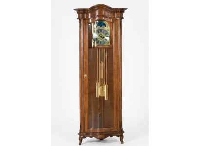 Horloge sur pied Horloge d'angle Salon Bois massif Horloges Bois véritable Italien Ameublement