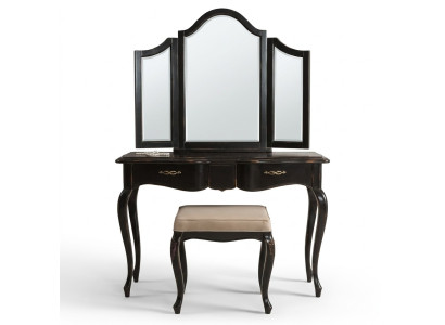 Mobilier Style StileElisa Table Console Miroir Bois Ensemble de Tables Italiennes