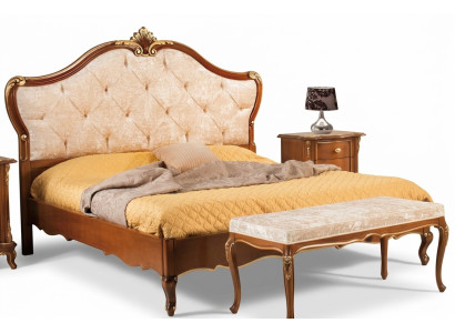 Meubles de lit Lit double Bois naturel Meubles de chambre à coucher Design Lits Meubles Italie