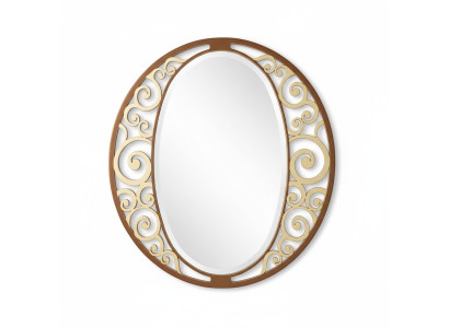 Classique r Design Miroir Miroir mural italien Support en bois Mur Italie nouveau