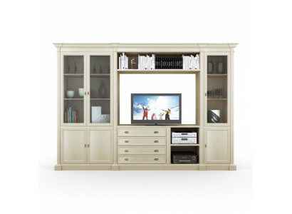 Placard mural TV Étagères Armoires en bois Mobilier de salon neuf Étagère murale salon