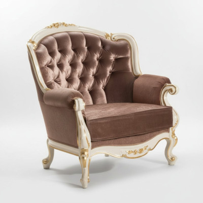 Fauteuil 1 place en tissu de luxe Lounge Club Réseau Siège rembourré nouveau Design CanapéWill