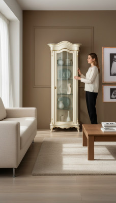 Armoire Étagère Classeur en verre Armoire moderne Armoire de luxe Vitrine en bois Meubles