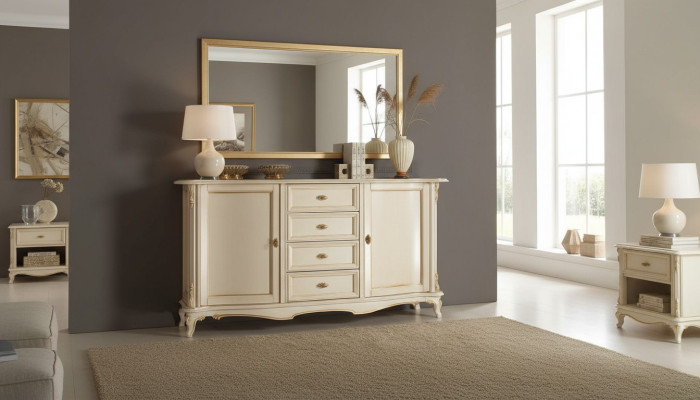 Armoires Mobilier de chambre en bois Commode Buffet Commodes Armoire Design