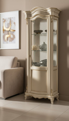 Meubles d'armoires Étagère Armoire classée Vitrine Armoire moderne Armoire de luxe Vitrine en bois Mobilier
