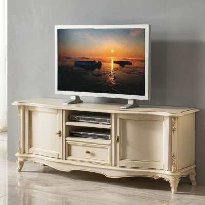 Meuble TV Buffet Basse Armoires de Rangement Meuble de Salon Bahut Meuble TV Commode 180cm