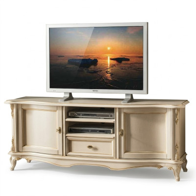 Meuble TV Buffet Basse Armoires de Rangement Meuble de Salon Bahut Meuble TV Commode 180cm